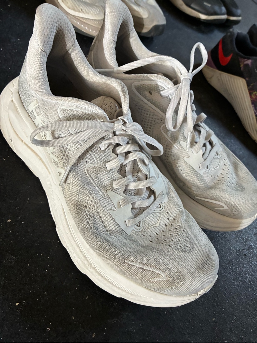 Hoka White Women's Running Shoes